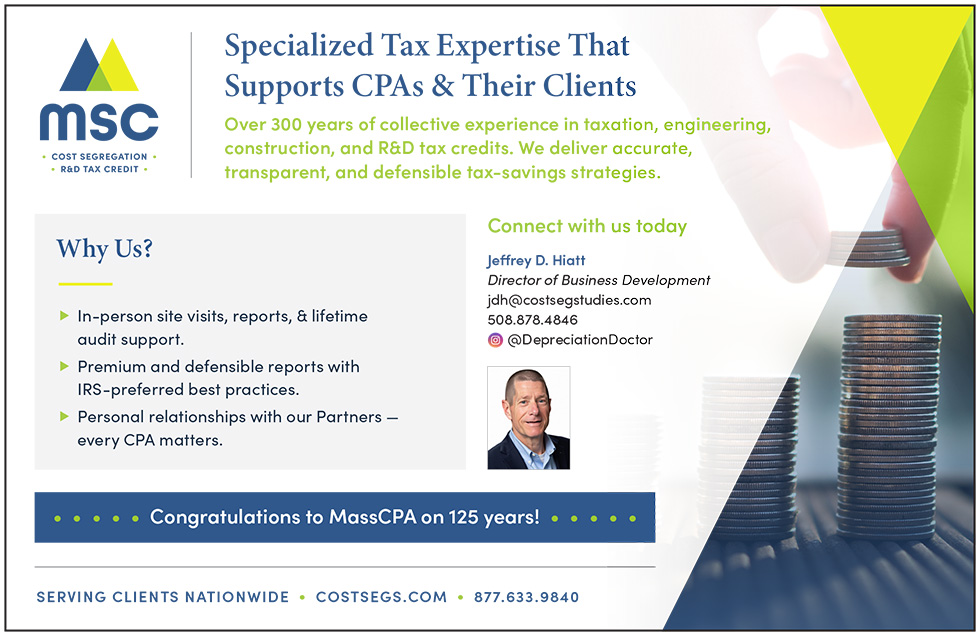 MSC MassCPA 125th Anniversary Half Page 2025